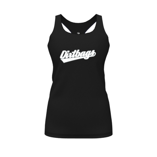 [FT0TRBBK-FYS-LOGO2] Decker Racerback Tank Top (Female Youth S, Black, Logo 2)