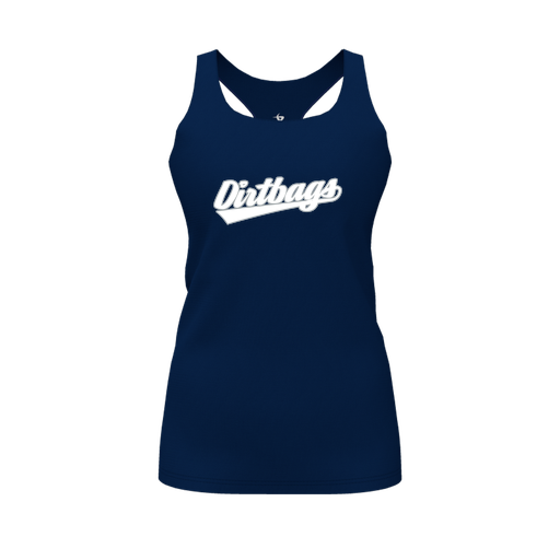 [FT0TRBNV-FYS-LOGO2] Decker Racerback Tank Top (Female Youth S, Navy, Logo 2)