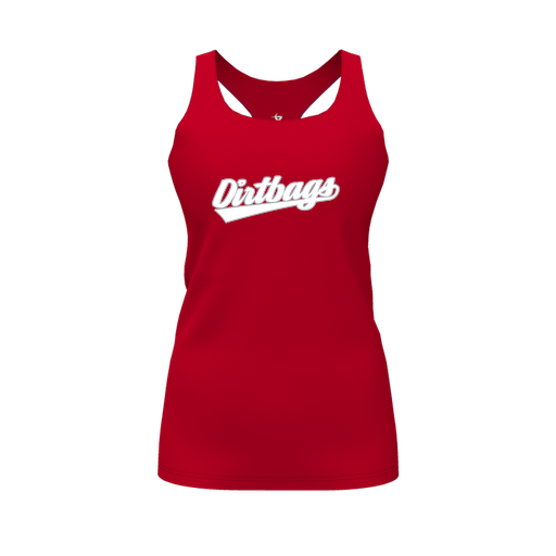 [FT0TRBRD-FYS-LOGO2] Decker Racerback Tank Top (Female Youth S, Red, Logo 2)