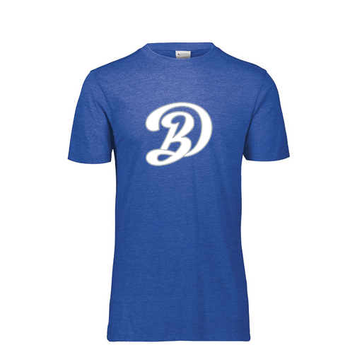 [FTSCUBNV-AS-LOGO1] Decker Men's Tri-Blend T-Shirt - Short Sleeve (Adult S, Navy, Logo 1)