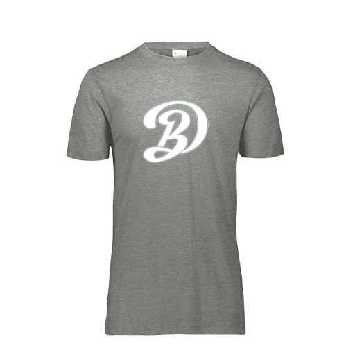 [FTSCUBGY-AS-LOGO1] Decker Men's Tri-Blend T-Shirt - Short Sleeve (Adult S, Gray, Logo 1)