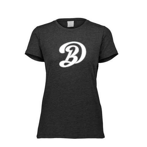 [FTSCUBBK-FAXS-LOGO1] Decker Women's Tri-Blend T-Shirt - Short Sleeve (Female Adult XS, Black, Logo 1)