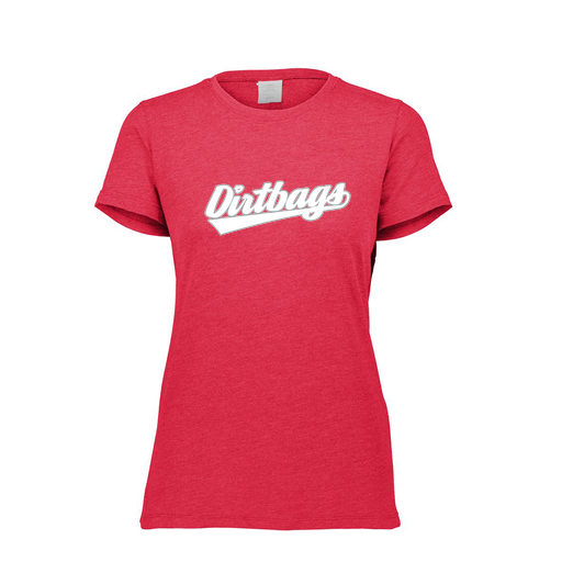 [FTSCUBRD-FAXS-LOGO2] Decker Women's Tri-Blend T-Shirt - Short Sleeve (Female Adult XS, Red, Logo 2)