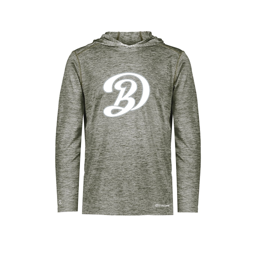 [FOLHCGGY-AS-LOGO1] Decker Men's Charge Hoodie (Adult S, Gray, Logo 1)