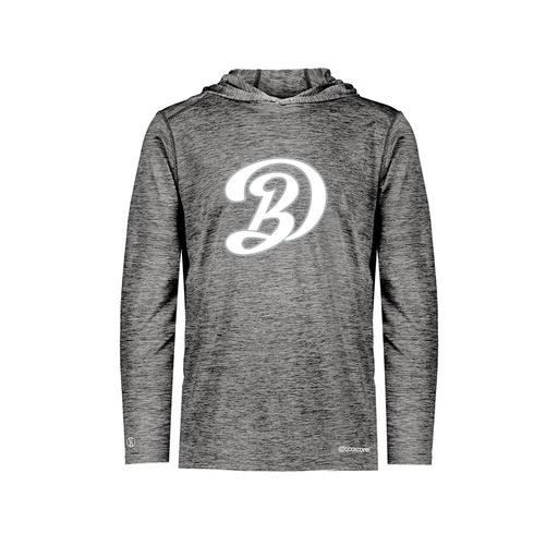 [FOLHCGBK-YS-LOGO1] Decker Youth Charge Hoodie (Youth S, Black, Logo 1)