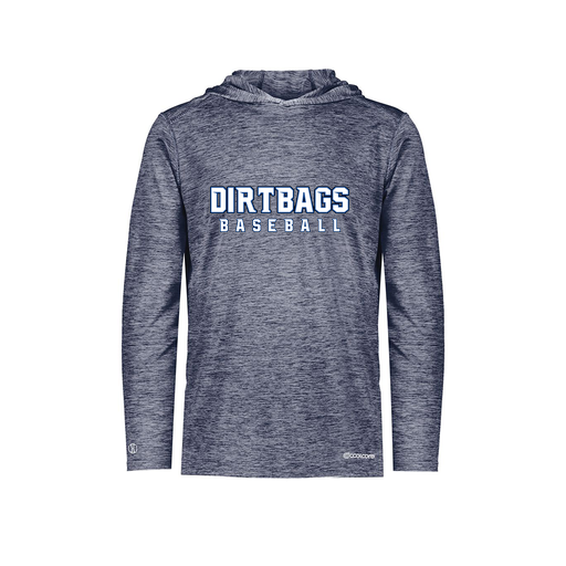 [FOLHCGNV-YS-LOGO3] Decker Youth Charge Hoodie (Youth S, Navy, Logo 3)