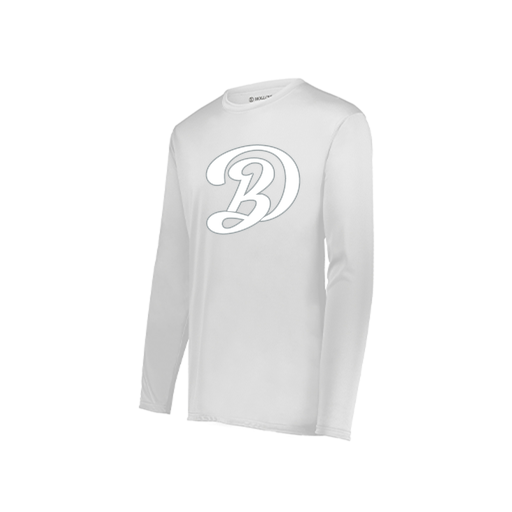 [222822.005.XS-LOGO1] Men's LS Smooth Sport Shirt (Adult XS, White, Logo 1)