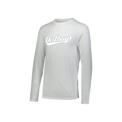 [FTLCUBWH-YS-LOGO2] Decker Youth Tri-Blend T-Shirt - Long Sleeve (Youth S, White, Logo 2)